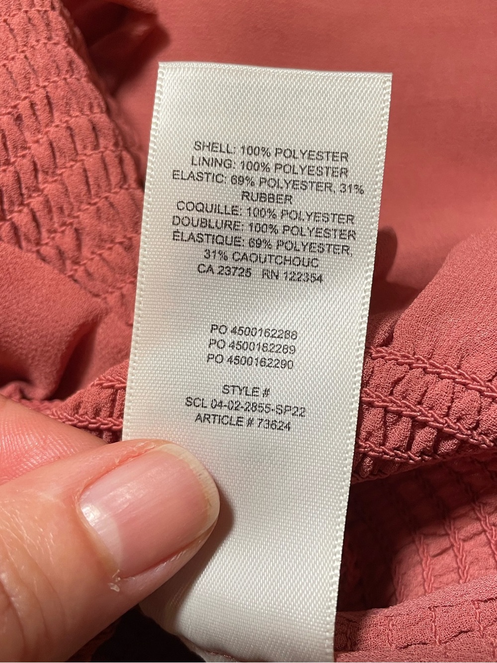 NWT Aritzia Wilfred Tempest blouse in a terracotta pink shade. Size XXS. - Picture 8 of 11